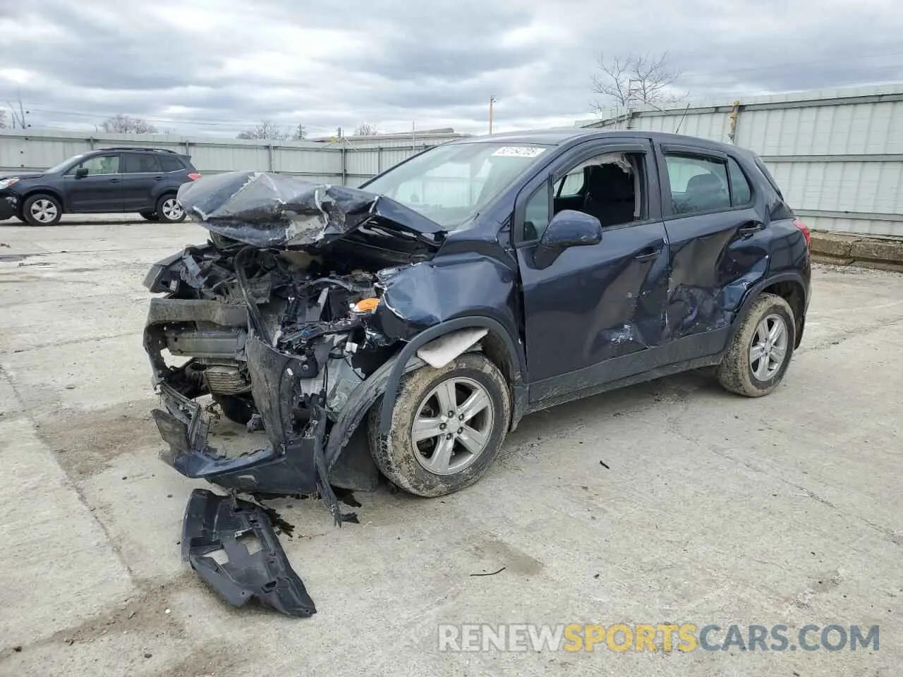 1 fotografías del automóvil dañado 3GNCJNSB6KL167126 CHEVROLET TRAX 2019