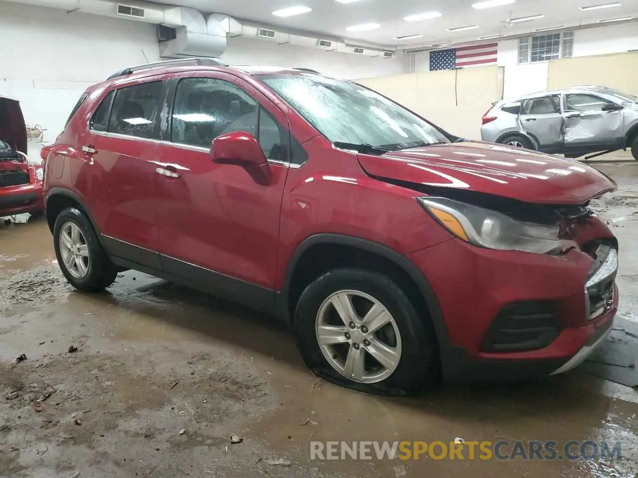 4 fotografías del automóvil dañado 3GNCJPSB1KL207270 CHEVROLET TRAX 2019