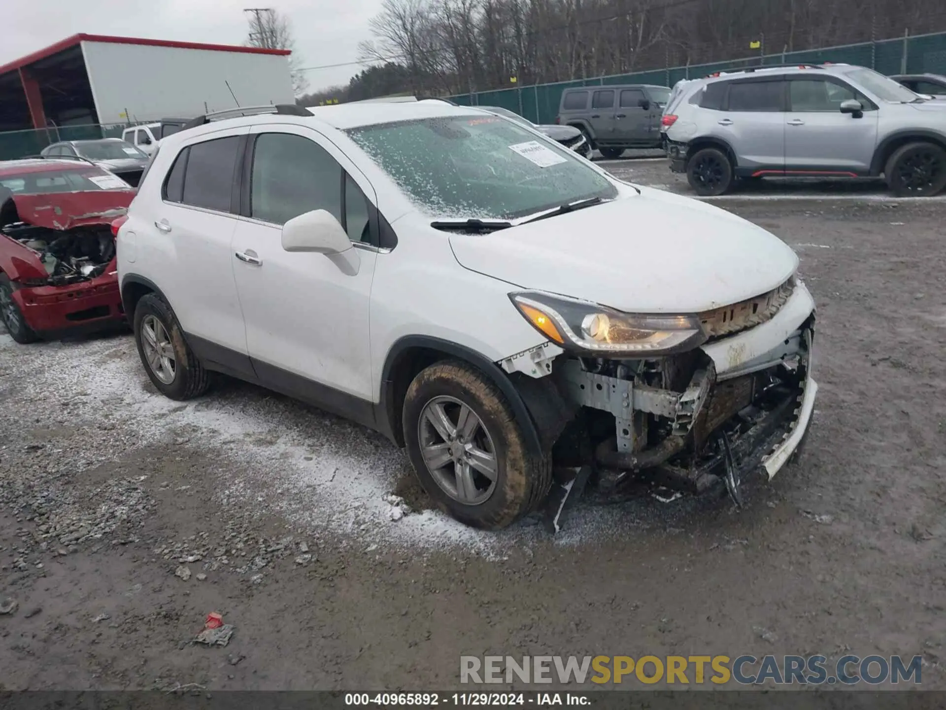 1 fotografías del automóvil dañado KL7CJLSB2KB833197 CHEVROLET TRAX 2019