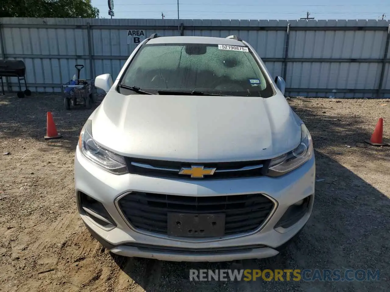 5 fotografías del automóvil dañado KL7CJLSB3KB959777 CHEVROLET TRAX 2019
