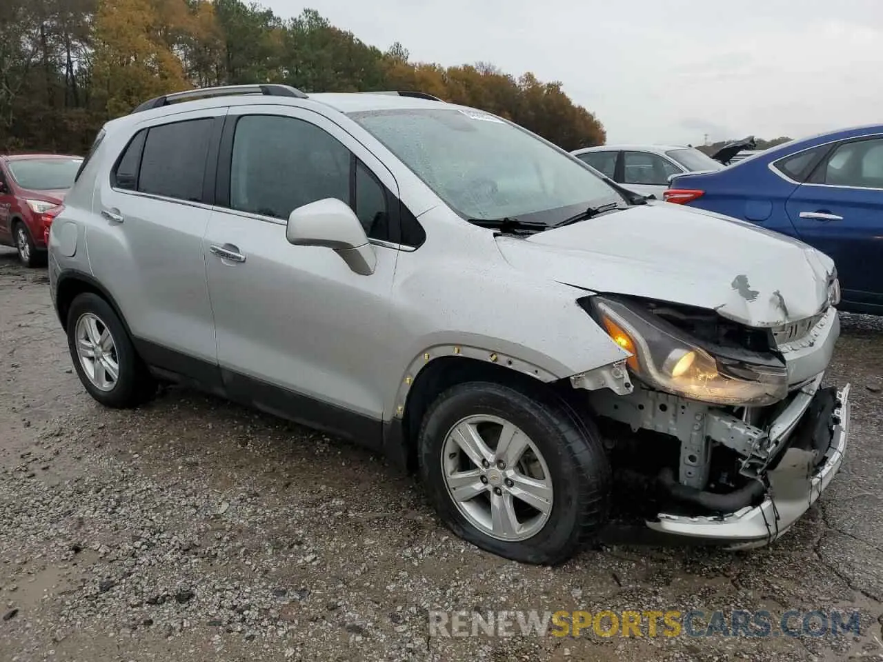 4 fotografías del automóvil dañado KL7CJLSB3KB962517 CHEVROLET TRAX 2019