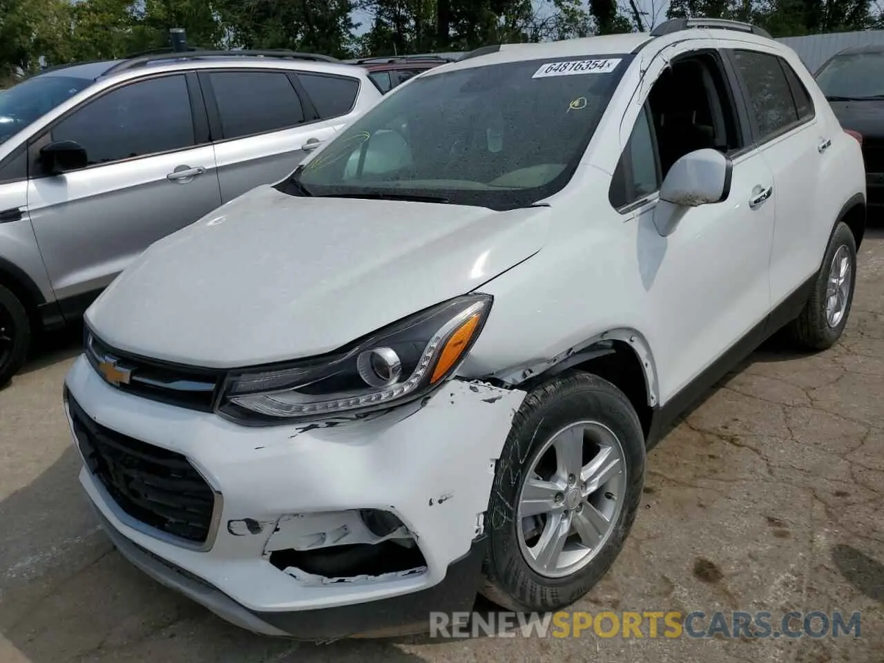 1 fotografías del automóvil dañado KL7CJLSB4KB759023 CHEVROLET TRAX 2019