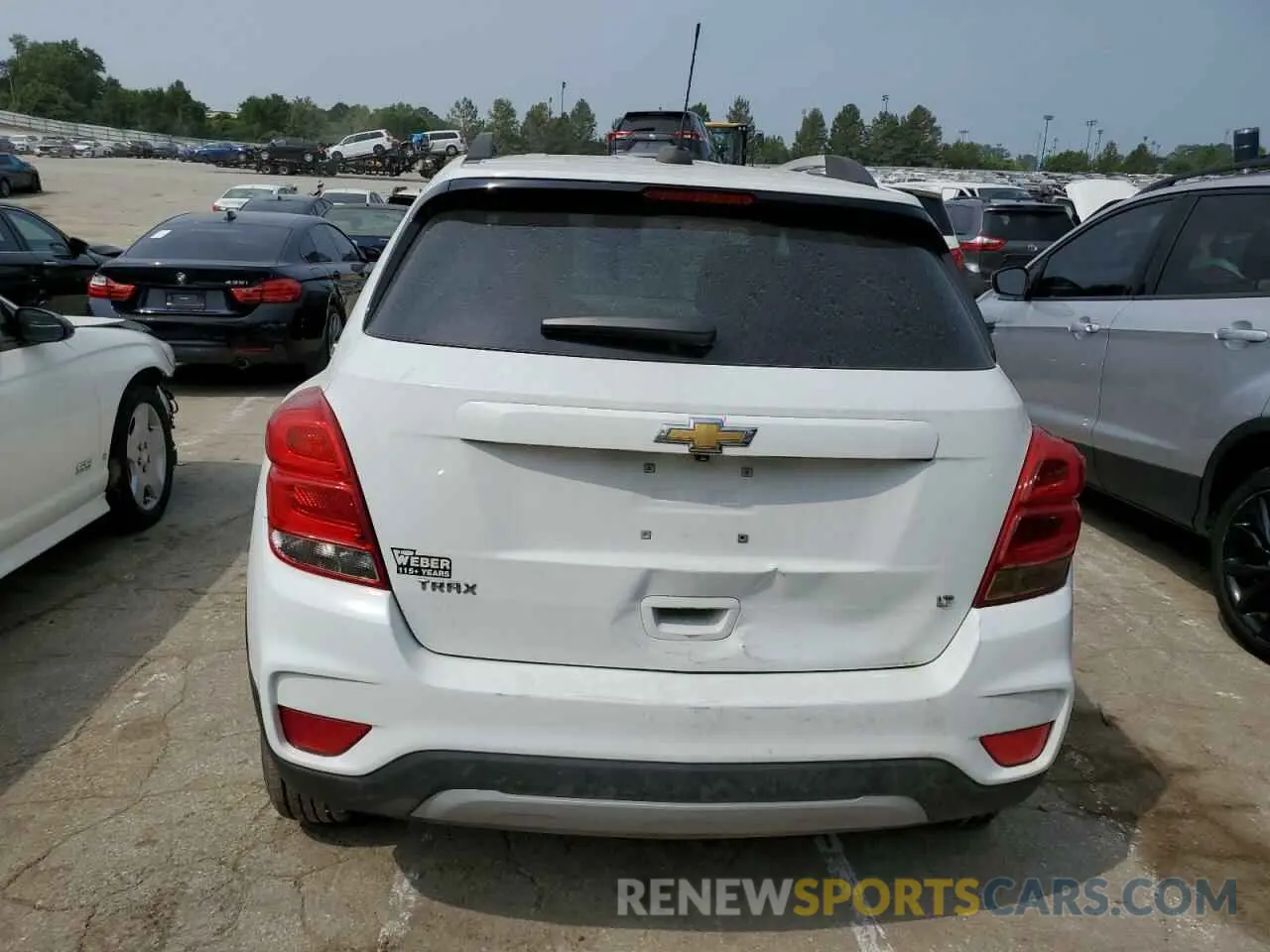 6 fotografías del automóvil dañado KL7CJLSB4KB759023 CHEVROLET TRAX 2019