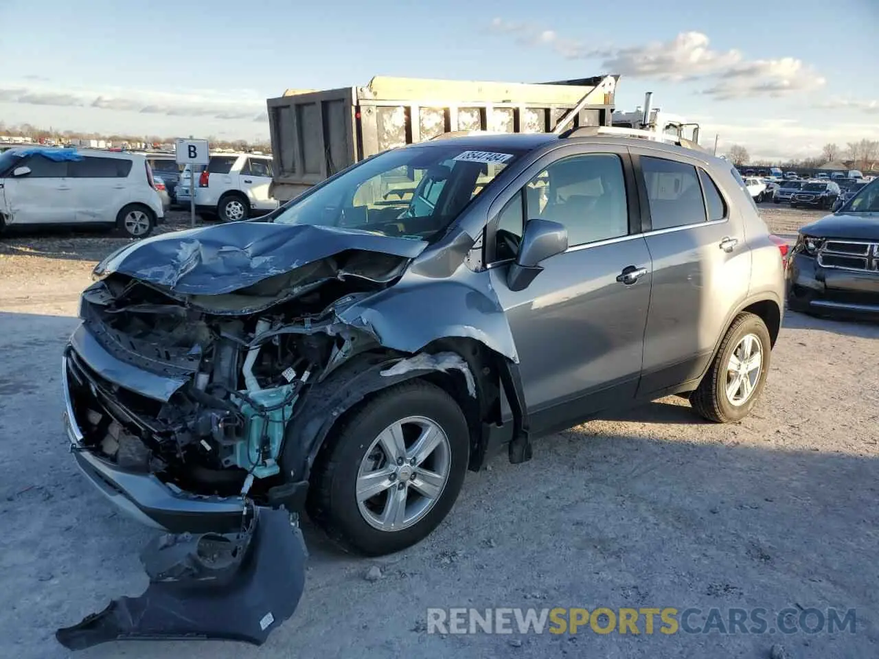 1 fotografías del automóvil dañado KL7CJLSB7KB747500 CHEVROLET TRAX 2019
