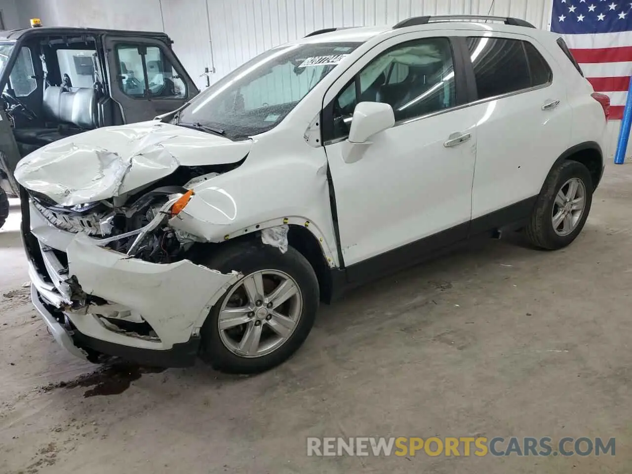 1 fotografías del automóvil dañado KL7CJLSB7KB847144 CHEVROLET TRAX 2019