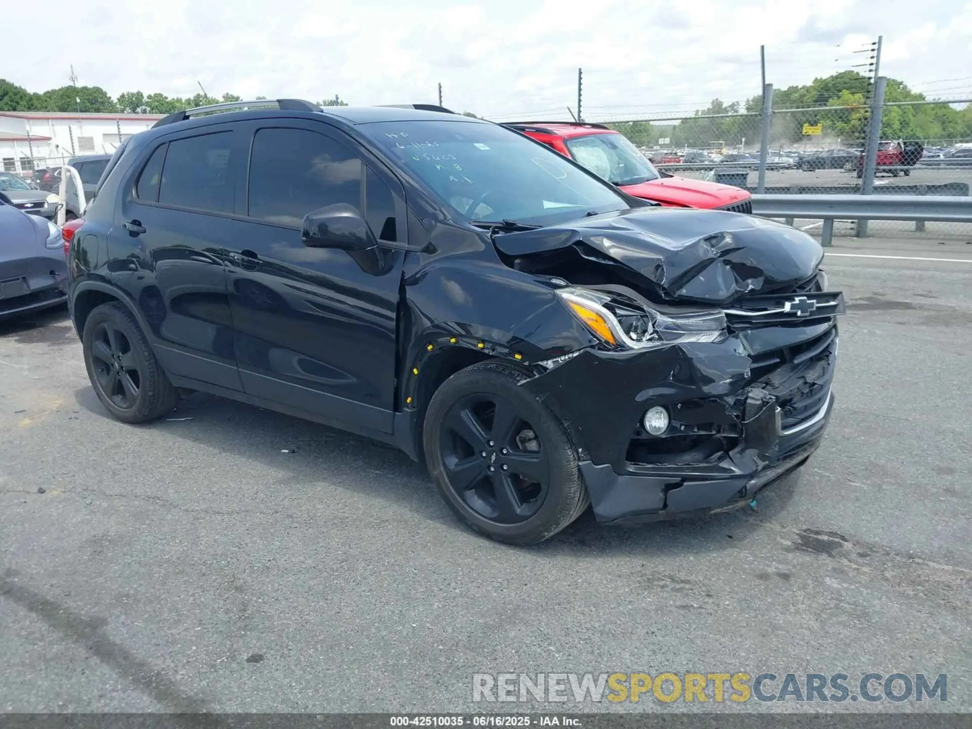 1 fotografías del automóvil dañado KL7CJMSB9KB815608 CHEVROLET TRAX 2019