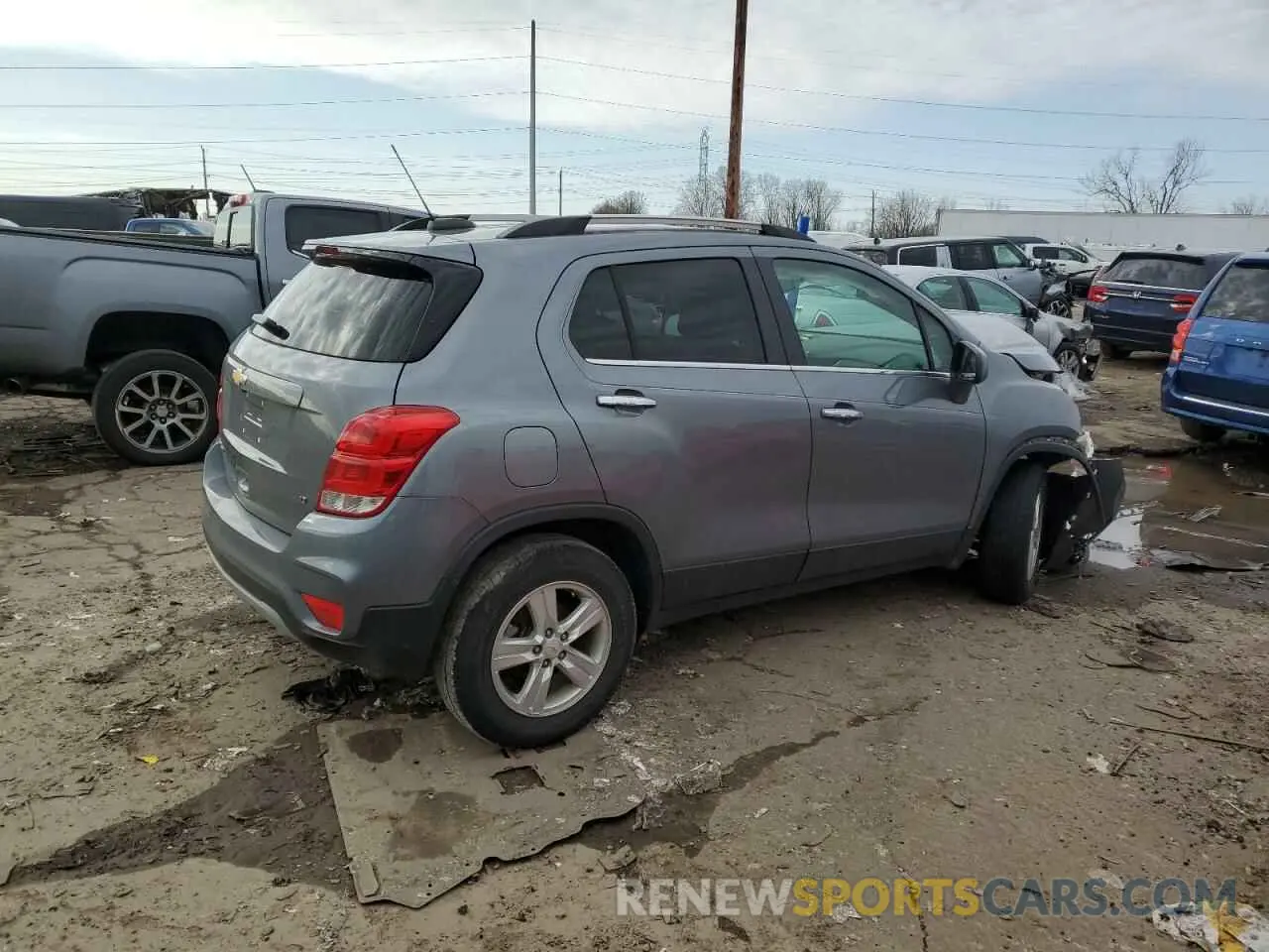 3 fotografías del automóvil dañado KL7CJPSB5KB936427 CHEVROLET TRAX 2019