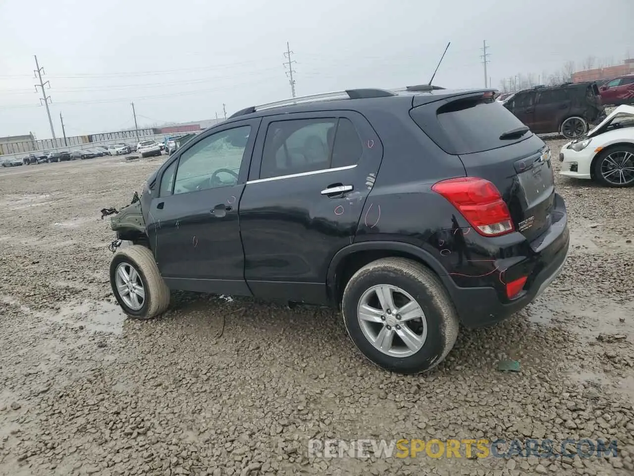 2 fotografías del automóvil dañado KL7CJPSB7KB896500 CHEVROLET TRAX 2019