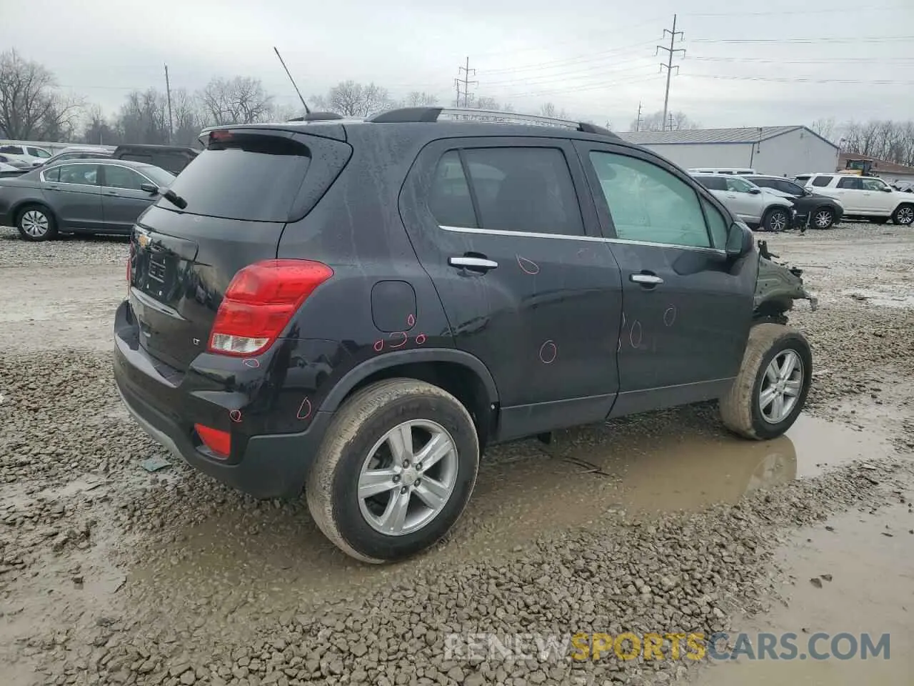 3 fotografías del automóvil dañado KL7CJPSB7KB896500 CHEVROLET TRAX 2019