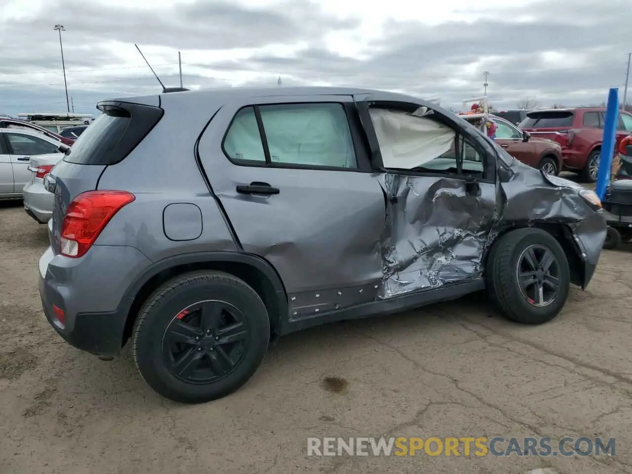 3 fotografías del automóvil dañado 3GNCJKSB1LL211212 CHEVROLET TRAX 2020
