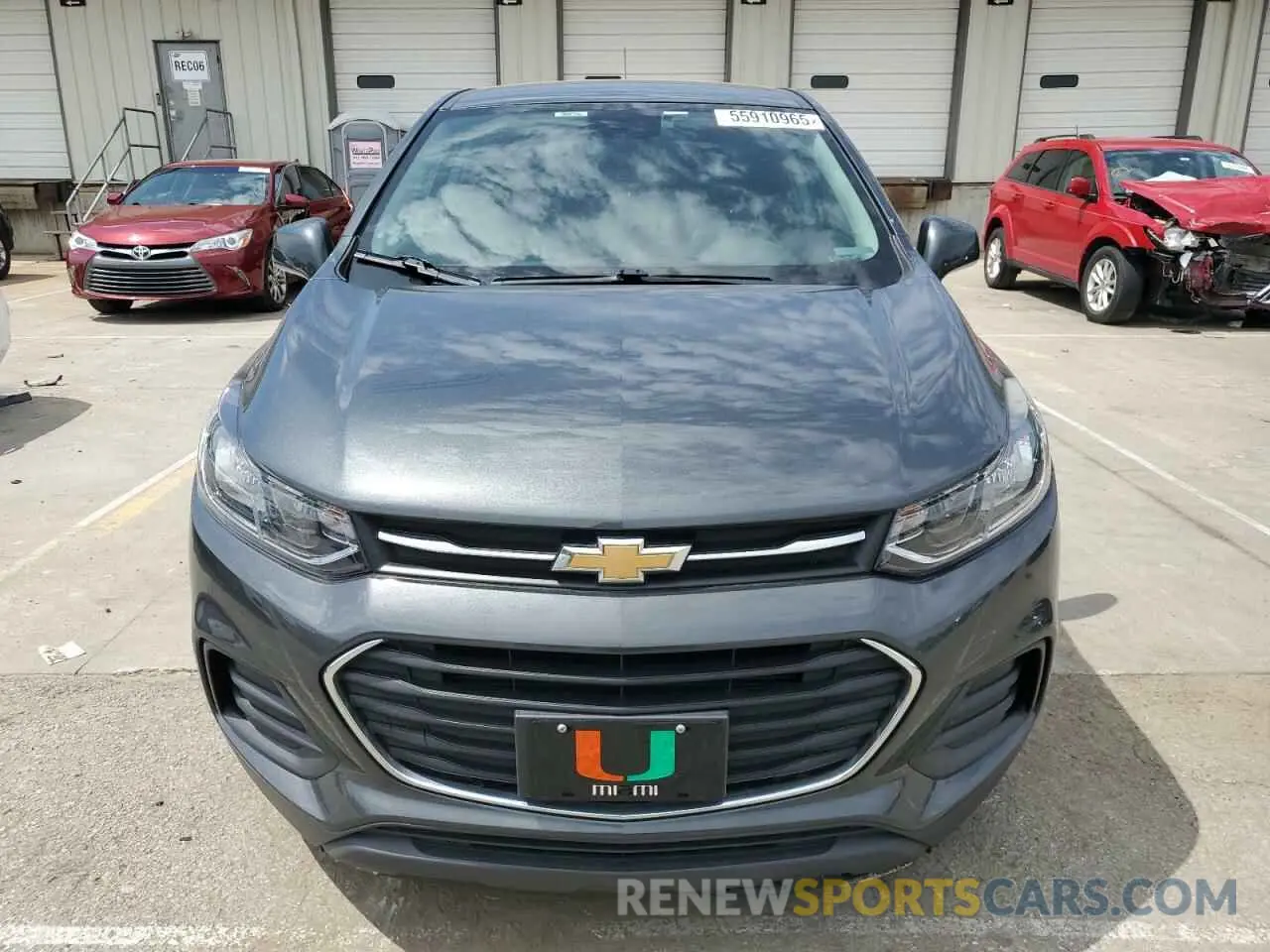 5 fotografías del automóvil dañado 3GNCJKSB2LL136861 CHEVROLET TRAX 2020