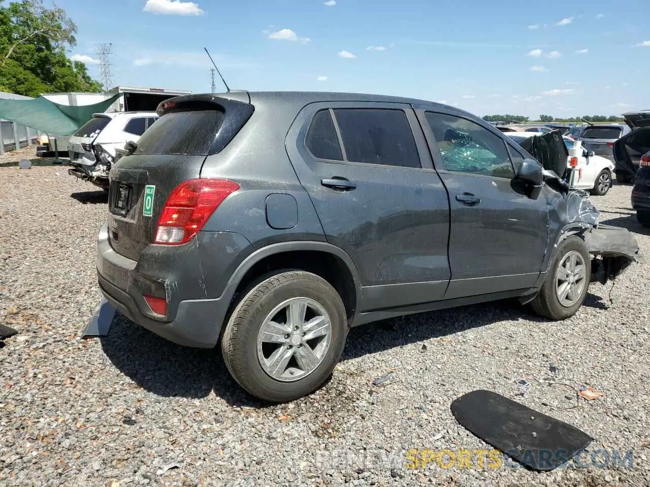 3 fotografías del automóvil dañado 3GNCJKSB3LL168525 CHEVROLET TRAX 2020