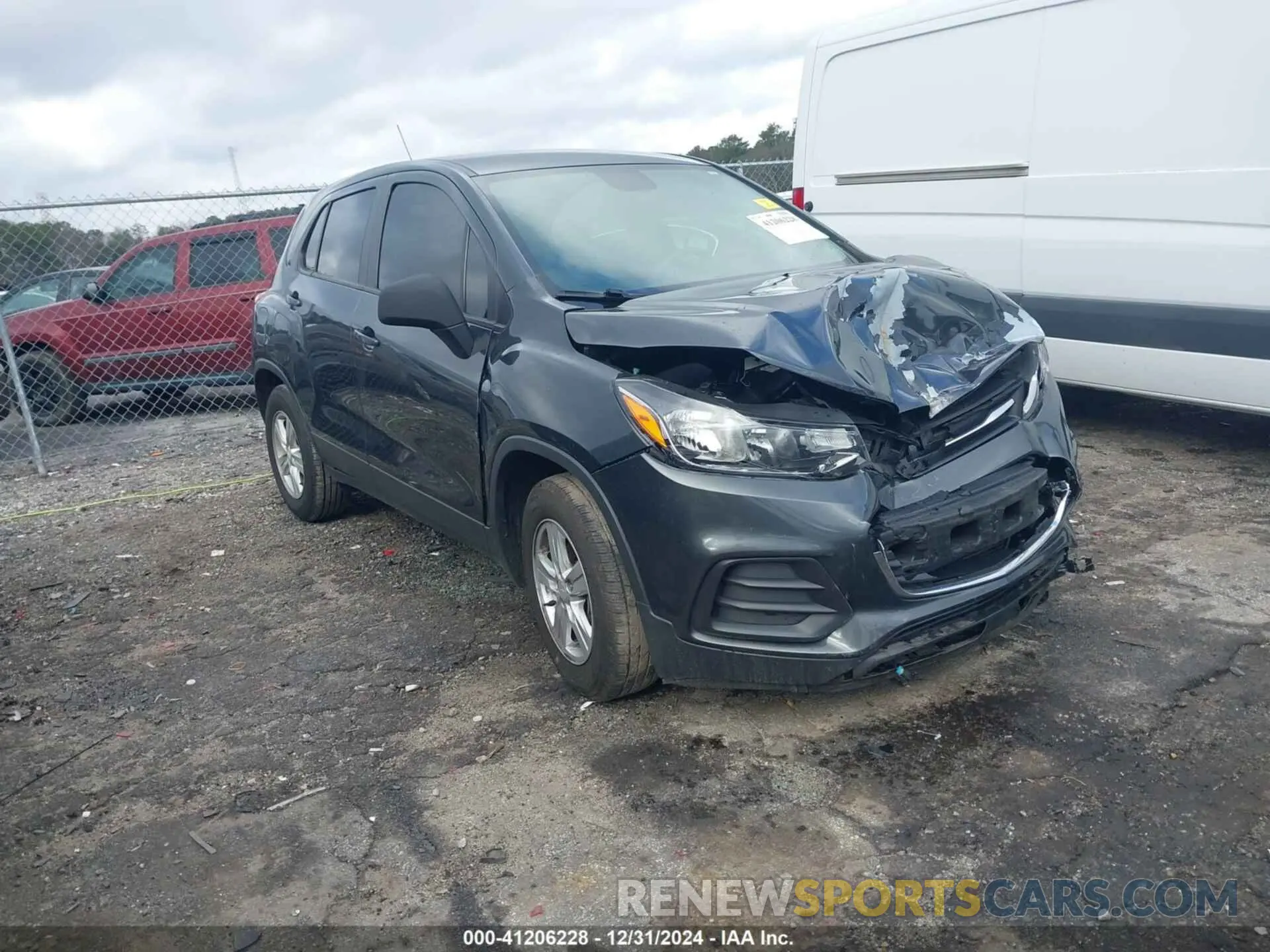1 fotografías del automóvil dañado 3GNCJKSB3LL185308 CHEVROLET TRAX 2020