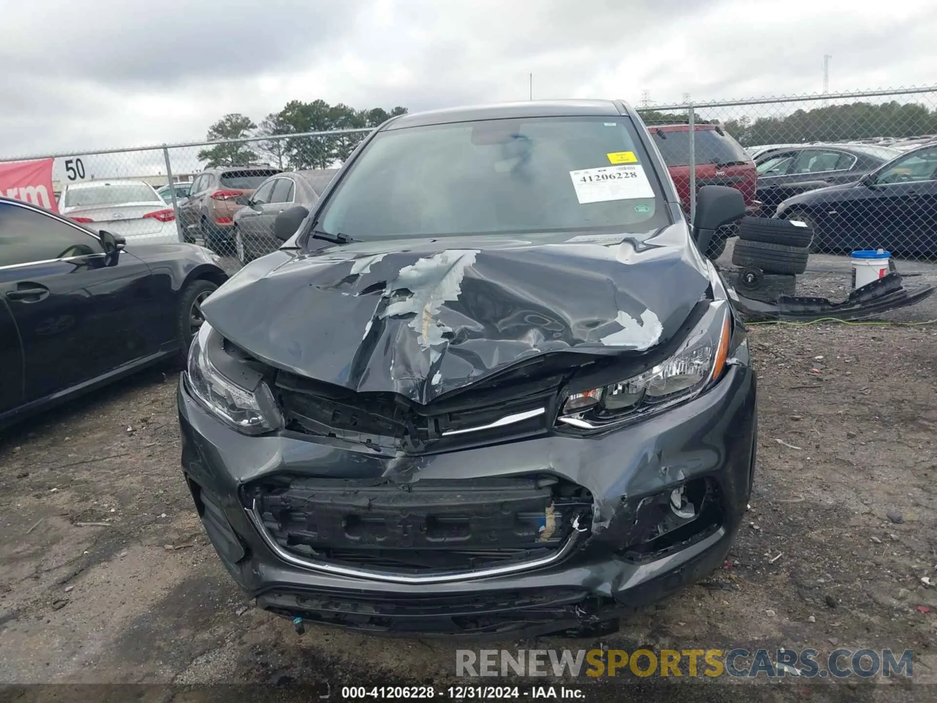 6 fotografías del automóvil dañado 3GNCJKSB3LL185308 CHEVROLET TRAX 2020