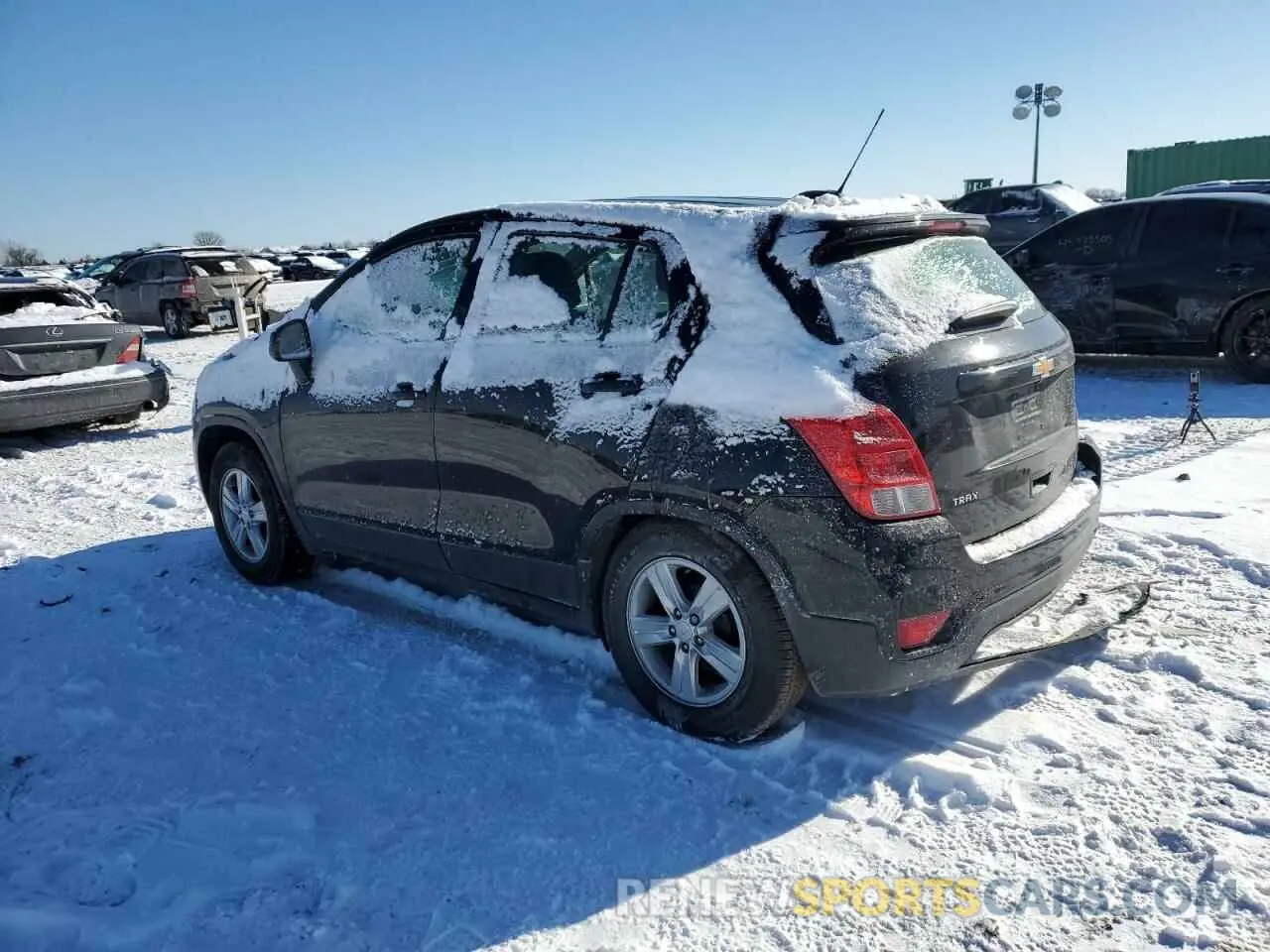 2 fotografías del automóvil dañado 3GNCJKSB3LL219117 CHEVROLET TRAX 2020