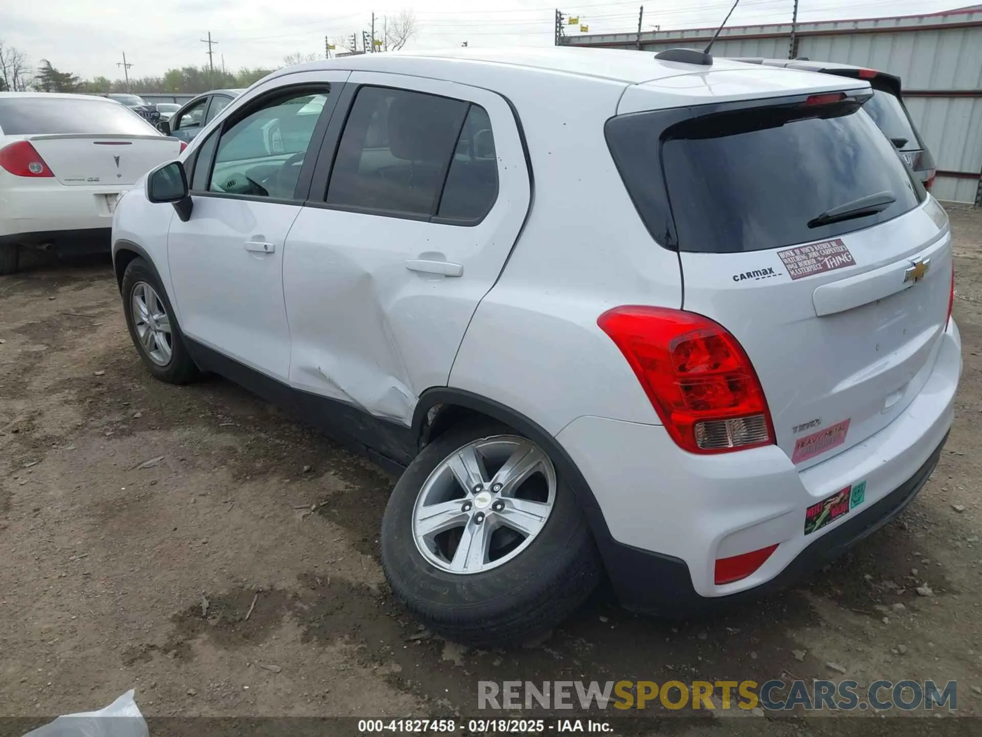 3 fotografías del automóvil dañado 3GNCJKSB3LL327950 CHEVROLET TRAX 2020