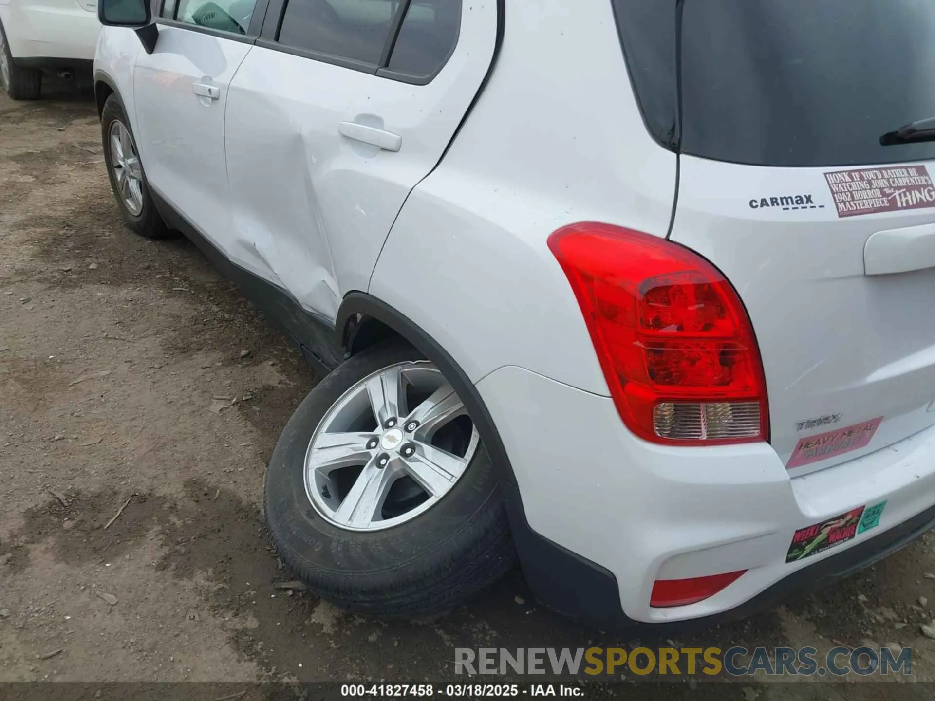 6 fotografías del automóvil dañado 3GNCJKSB3LL327950 CHEVROLET TRAX 2020