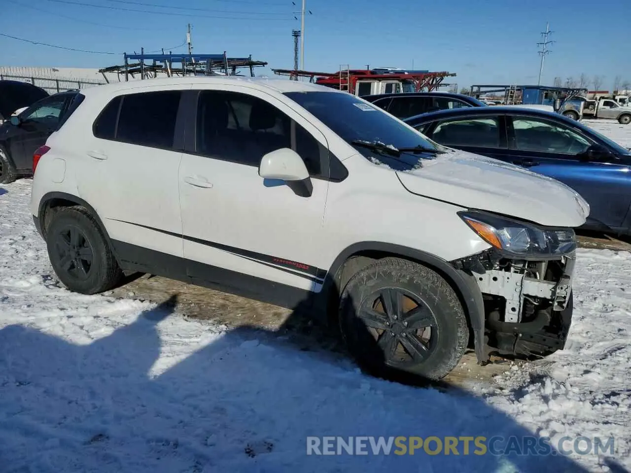 4 fotografías del automóvil dañado 3GNCJKSB5LL292618 CHEVROLET TRAX 2020