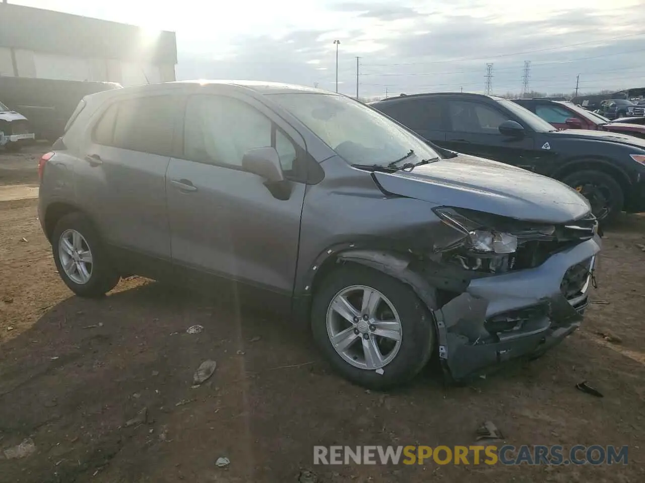 4 fotografías del automóvil dañado 3GNCJKSB7LL315171 CHEVROLET TRAX 2020
