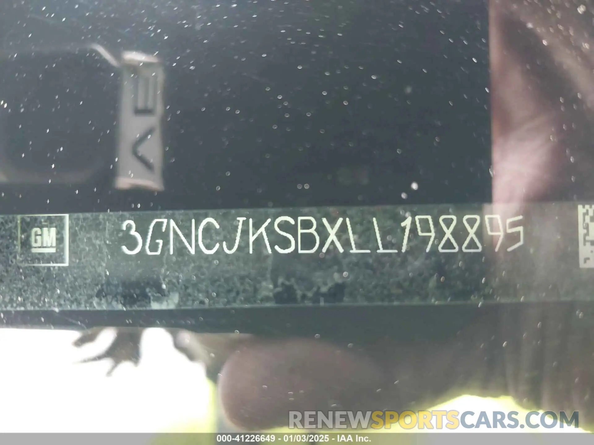 9 fotografías del automóvil dañado 3GNCJKSBXLL198895 CHEVROLET TRAX 2020