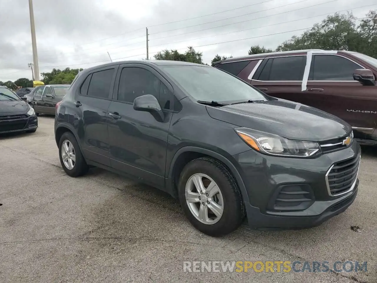 4 fotografías del automóvil dañado 3GNCJKSBXLL201326 CHEVROLET TRAX 2020