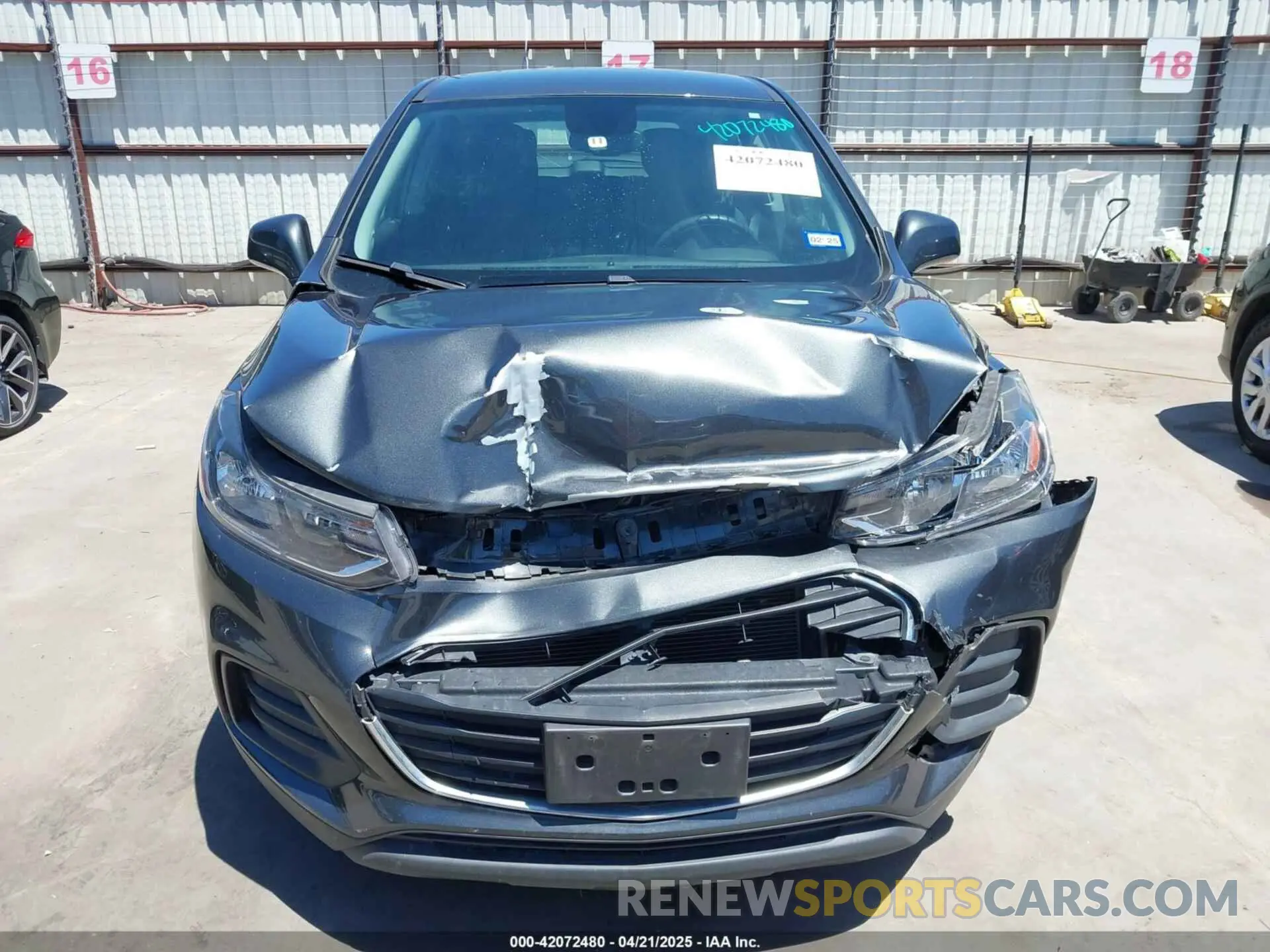 6 fotografías del automóvil dañado 3GNCJKSBXLL222340 CHEVROLET TRAX 2020