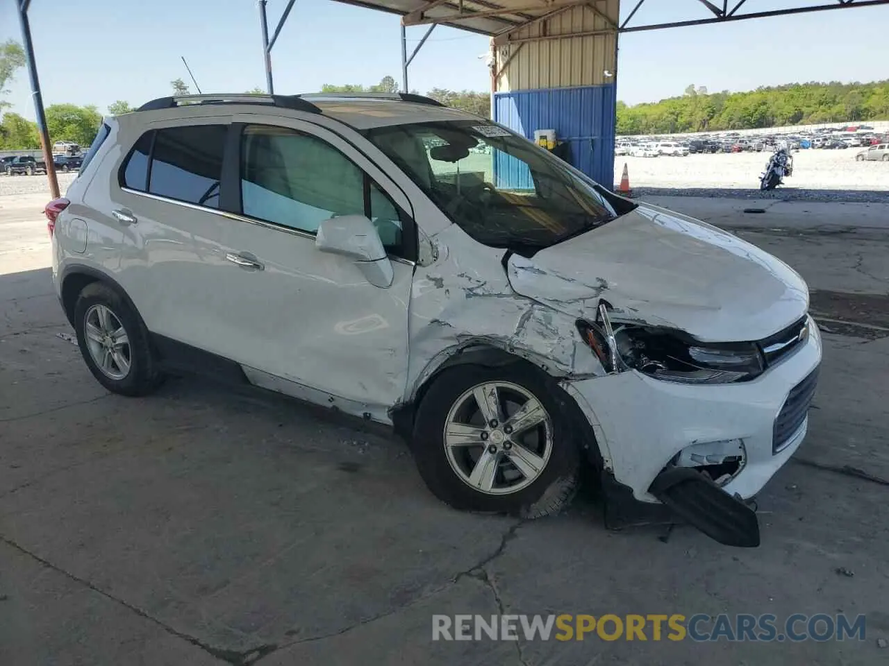 4 fotografías del automóvil dañado 3GNCJLSB0LL205049 CHEVROLET TRAX 2020