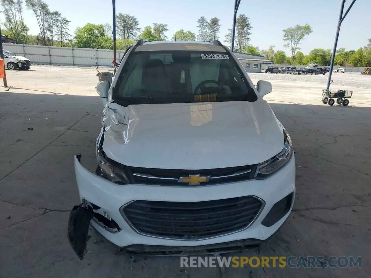 5 fotografías del automóvil dañado 3GNCJLSB0LL205049 CHEVROLET TRAX 2020