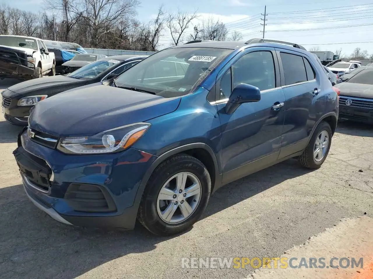 1 fotografías del automóvil dañado 3GNCJLSB5LL233042 CHEVROLET TRAX 2020