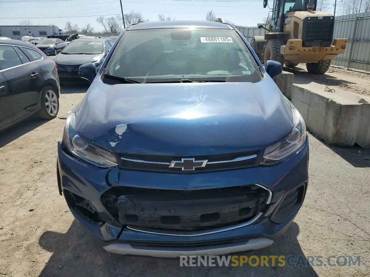 5 fotografías del automóvil dañado 3GNCJLSB5LL233042 CHEVROLET TRAX 2020