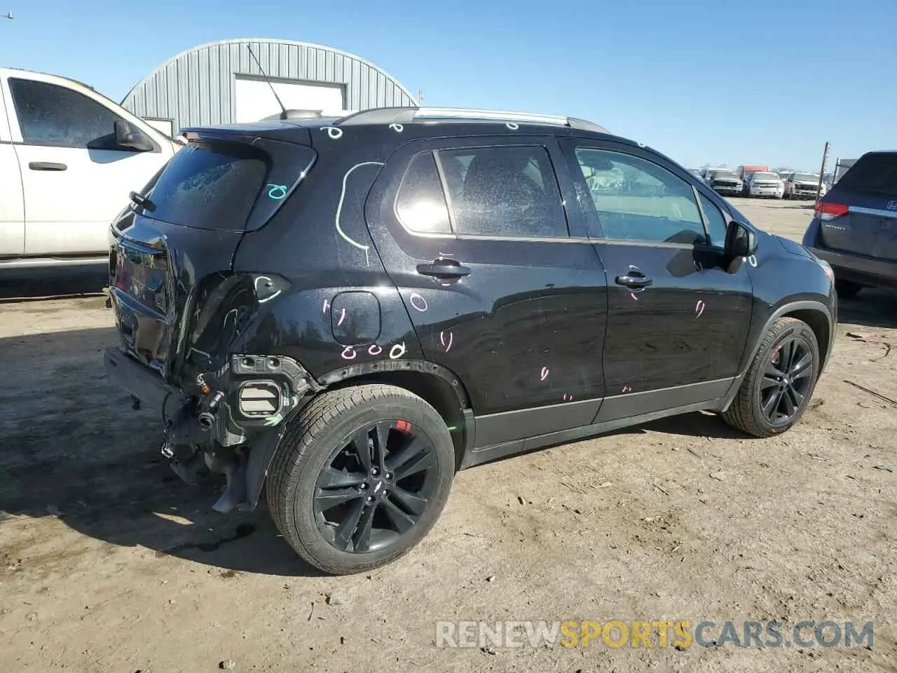 3 fotografías del automóvil dañado 3GNCJLSB5LL274576 CHEVROLET TRAX 2020