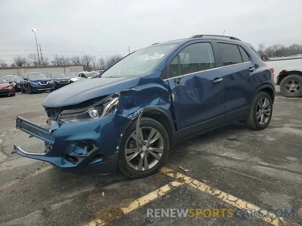 1 fotografías del automóvil dañado 3GNCJLSB6LL202043 CHEVROLET TRAX 2020