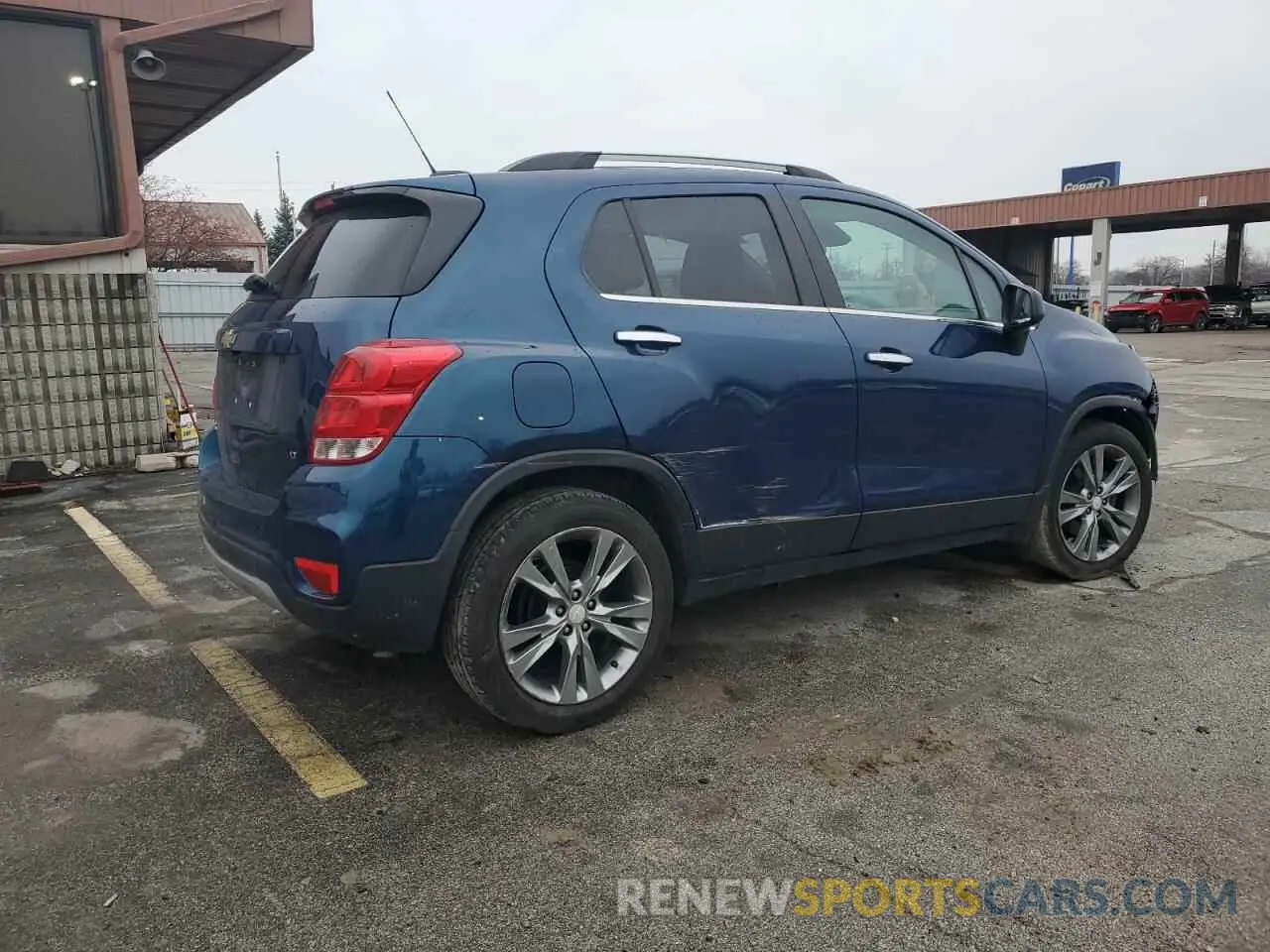 3 fotografías del automóvil dañado 3GNCJLSB6LL202043 CHEVROLET TRAX 2020