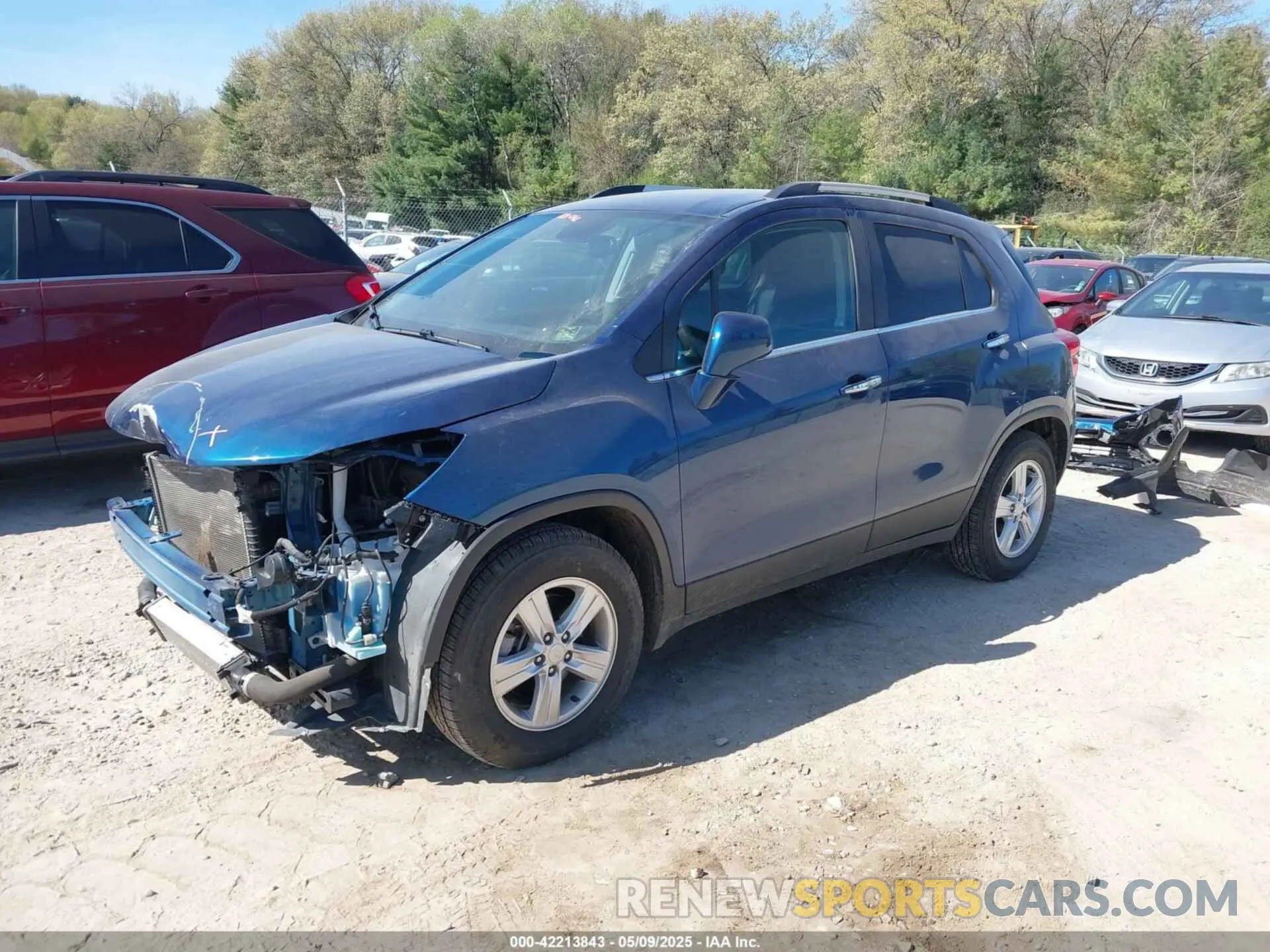 2 fotografías del automóvil dañado 3GNCJLSB6LL288423 CHEVROLET TRAX 2020