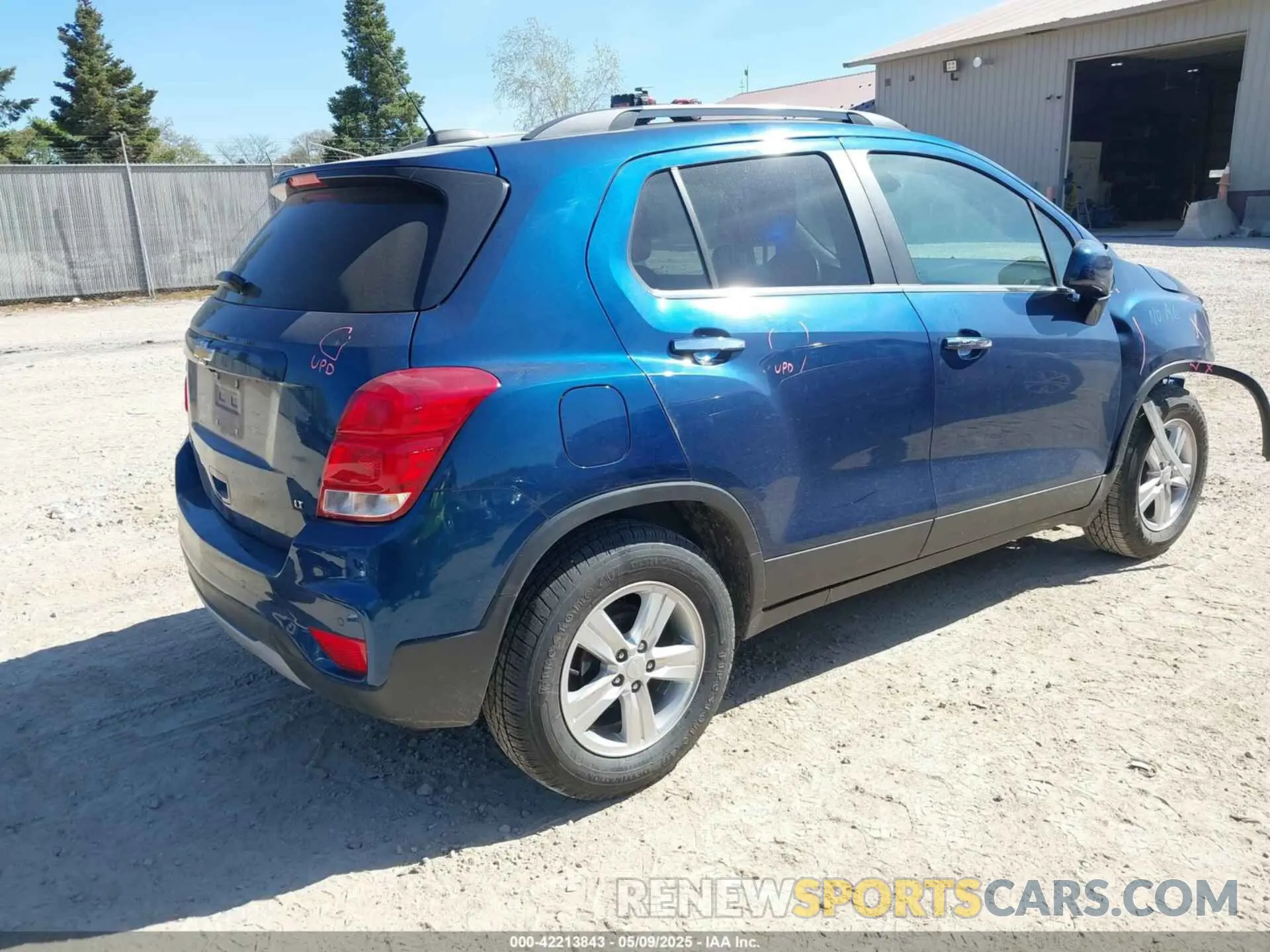 4 fotografías del automóvil dañado 3GNCJLSB6LL288423 CHEVROLET TRAX 2020