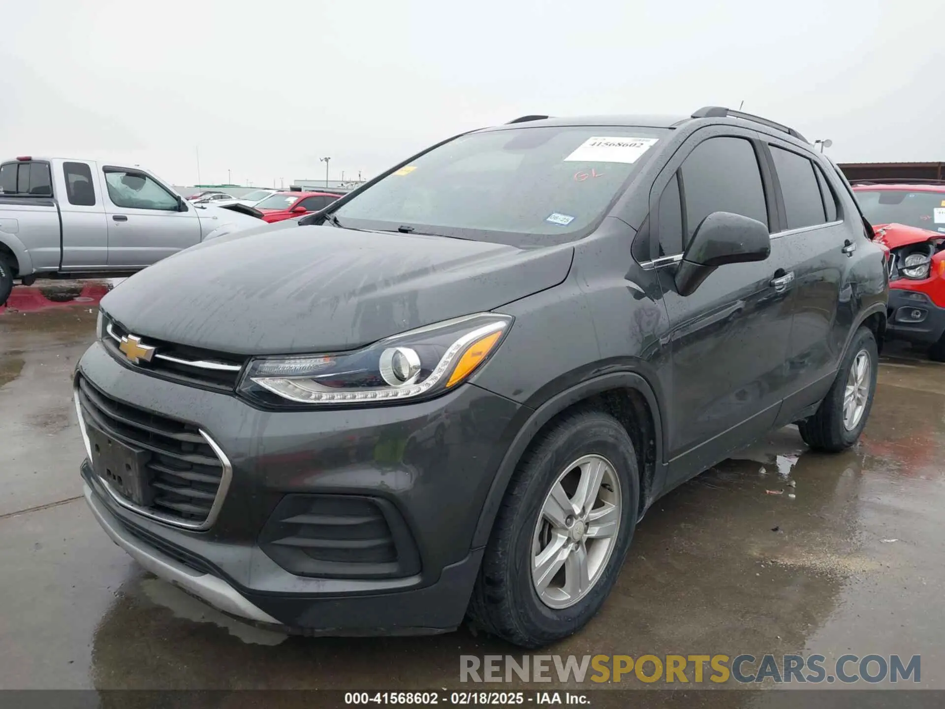 2 fotografías del automóvil dañado 3GNCJLSB7LL168453 CHEVROLET TRAX 2020