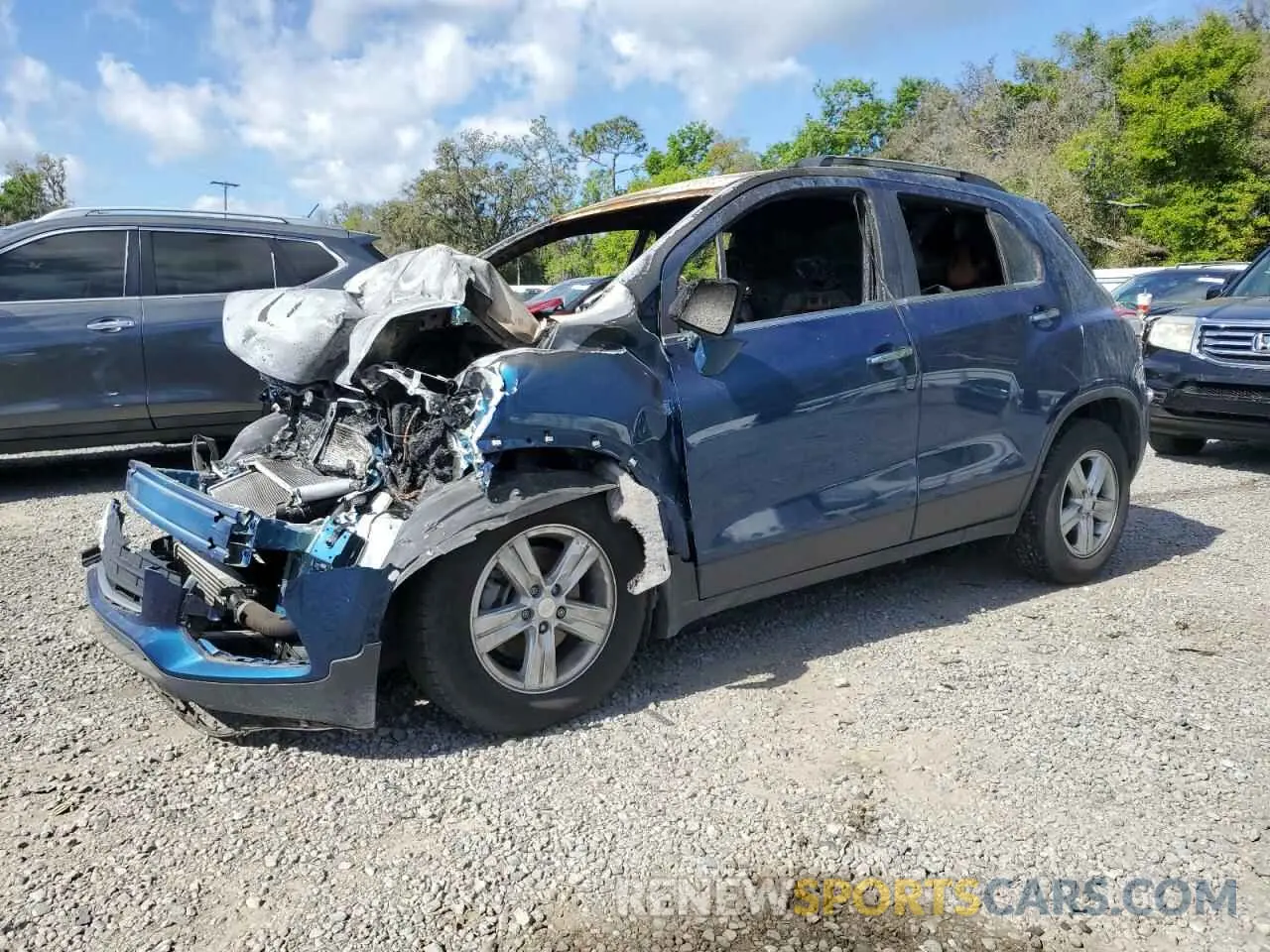 1 fotografías del automóvil dañado 3GNCJLSB7LL319128 CHEVROLET TRAX 2020