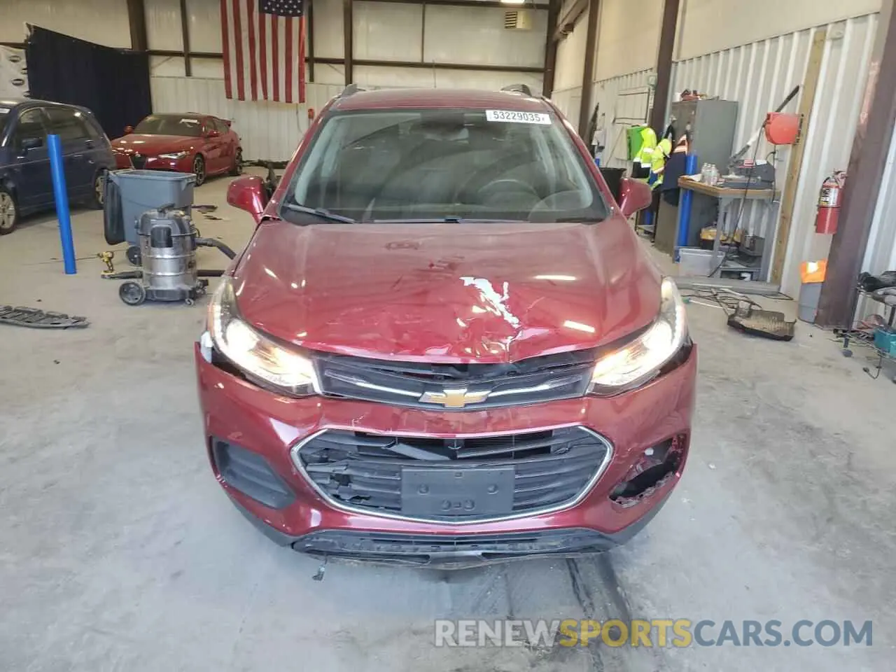 5 fotografías del automóvil dañado 3GNCJLSB8LL194916 CHEVROLET TRAX 2020