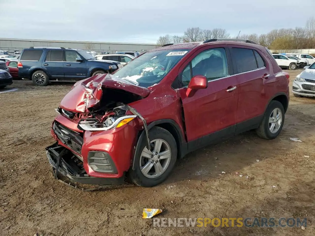 1 fotografías del automóvil dañado 3GNCJLSB8LL254659 CHEVROLET TRAX 2020