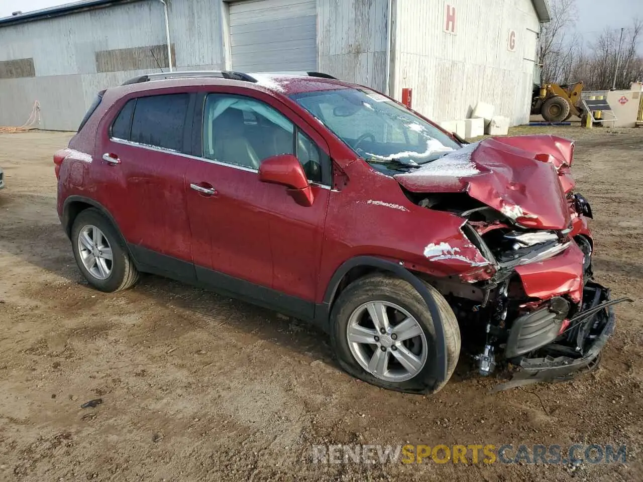 4 fotografías del automóvil dañado 3GNCJLSB8LL254659 CHEVROLET TRAX 2020
