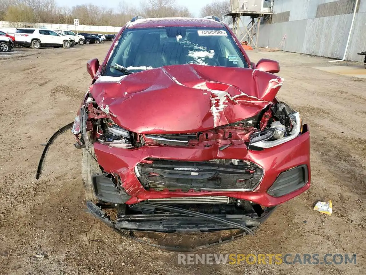 5 fotografías del automóvil dañado 3GNCJLSB8LL254659 CHEVROLET TRAX 2020