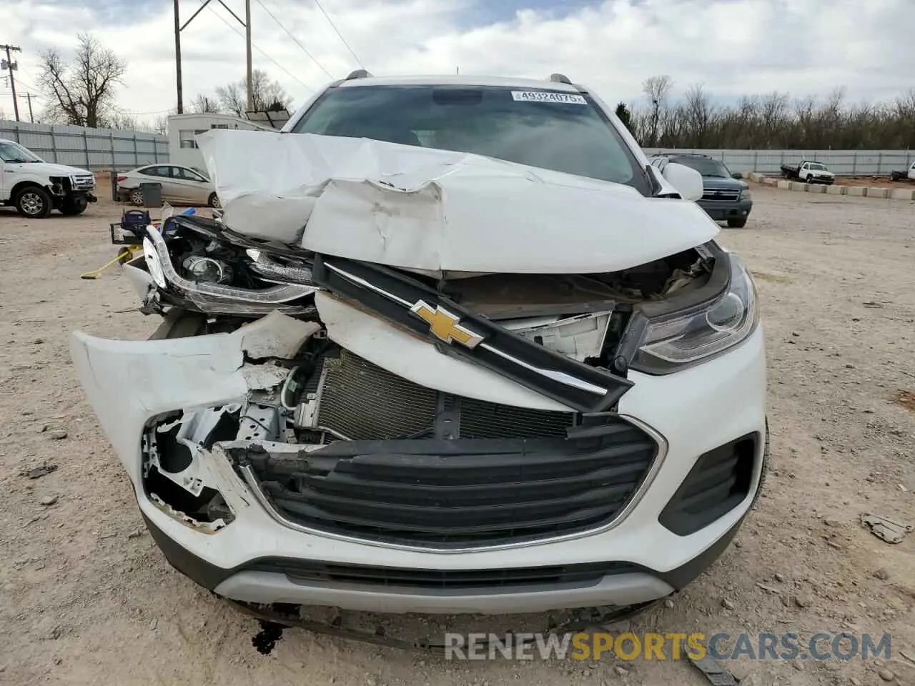 5 fotografías del automóvil dañado 3GNCJLSBXLL282351 CHEVROLET TRAX 2020