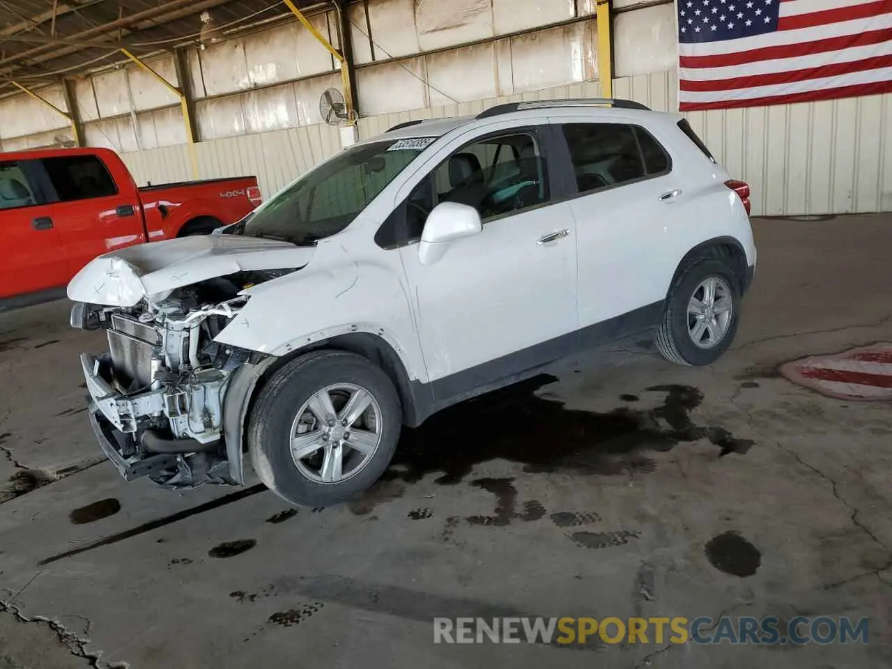1 fotografías del automóvil dañado 3GNCJLSBXLL283371 CHEVROLET TRAX 2020