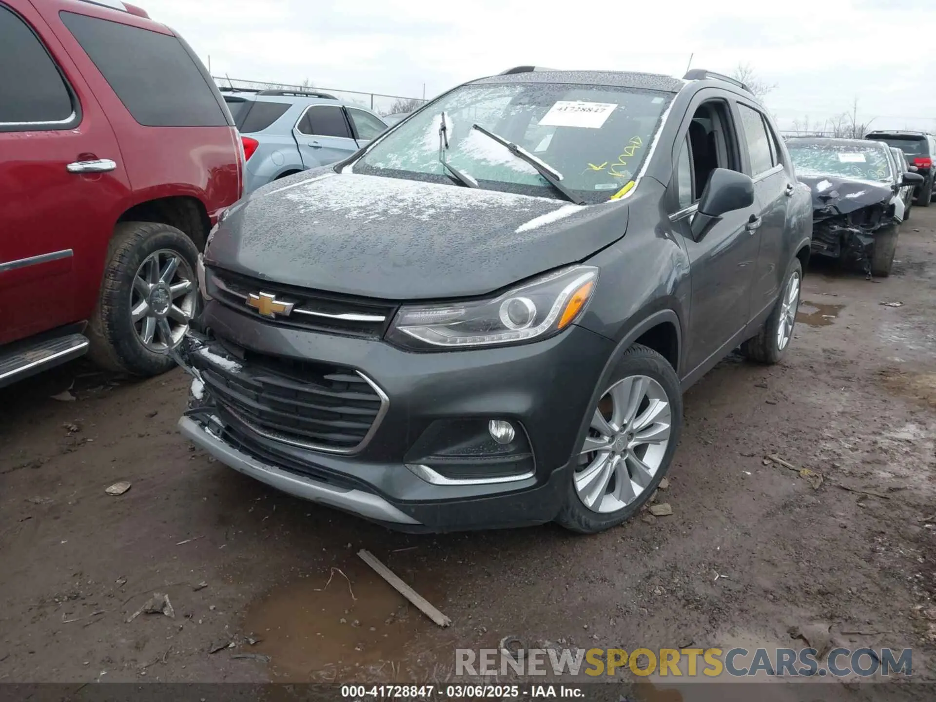 2 fotografías del automóvil dañado 3GNCJMSB5LL165265 CHEVROLET TRAX 2020