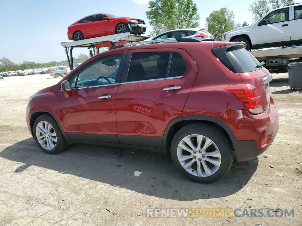 2 fotografías del automóvil dañado 3GNCJMSB7LL245795 CHEVROLET TRAX 2020