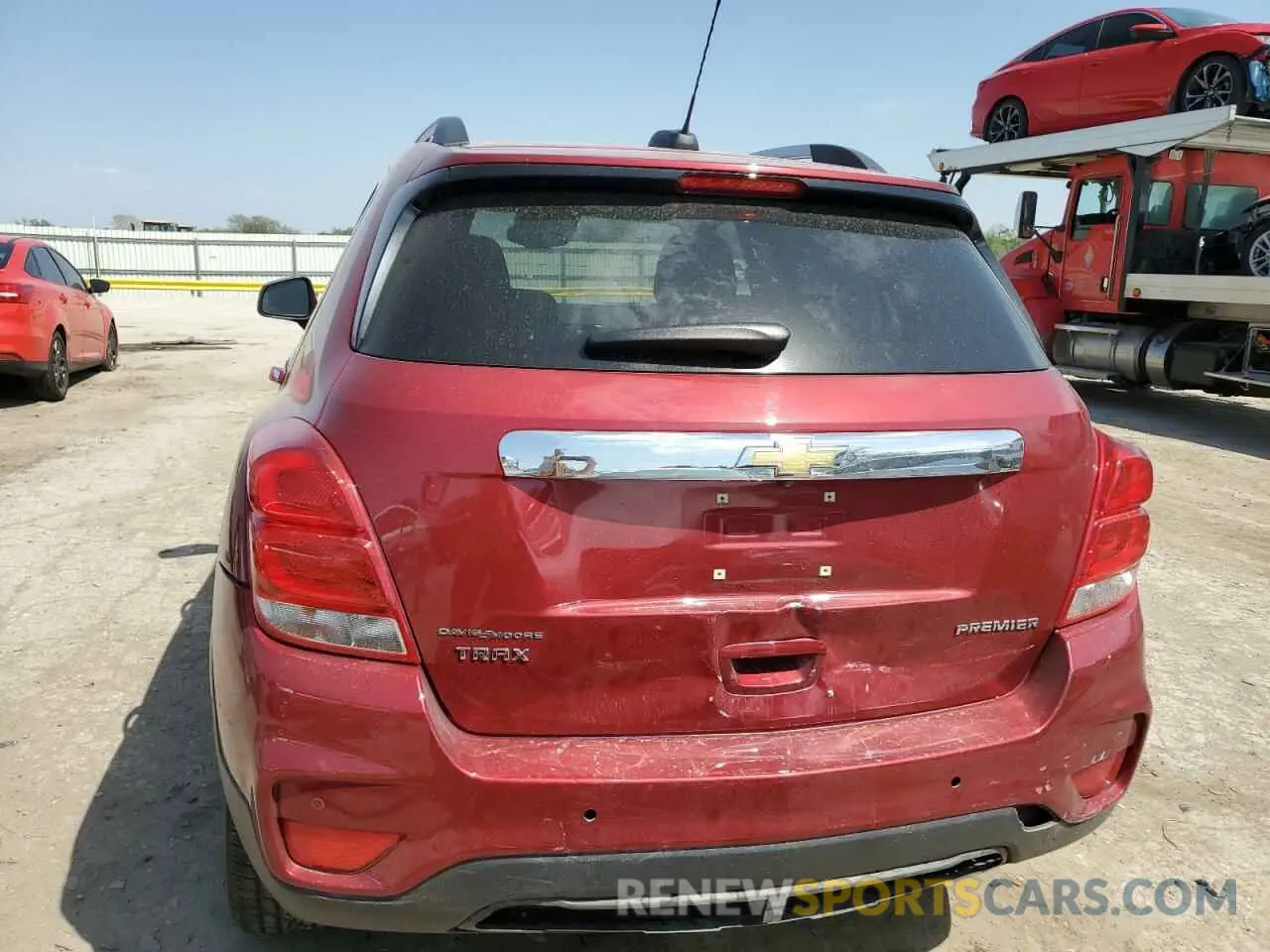 6 fotografías del automóvil dañado 3GNCJMSB7LL245795 CHEVROLET TRAX 2020