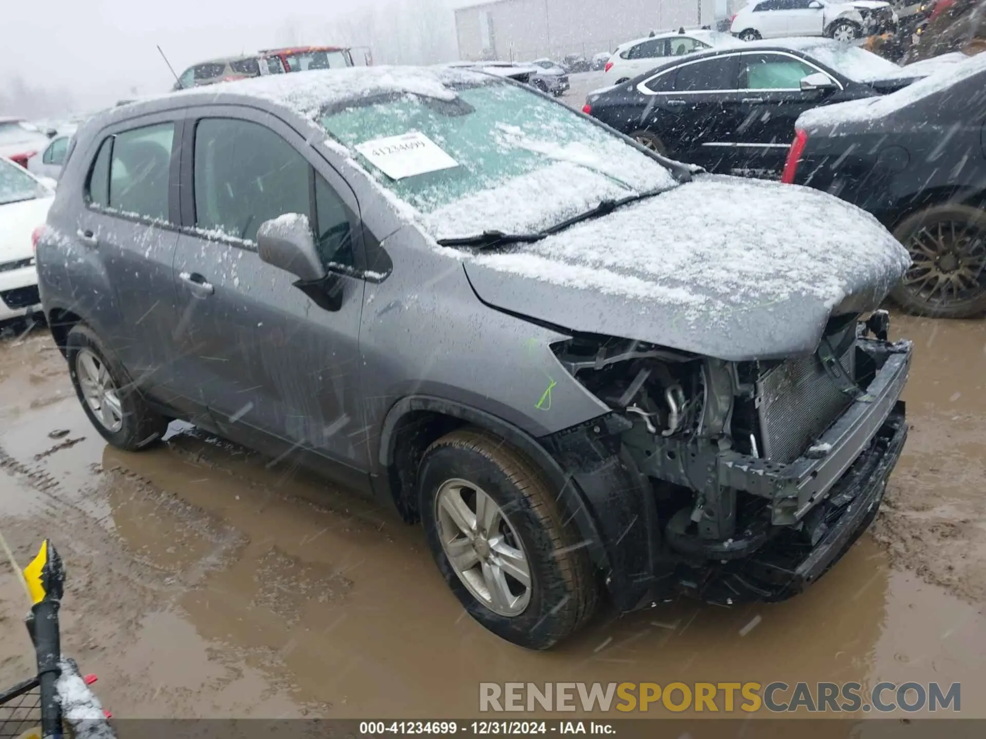 1 fotografías del automóvil dañado 3GNCJNSB0LL314882 CHEVROLET TRAX 2020