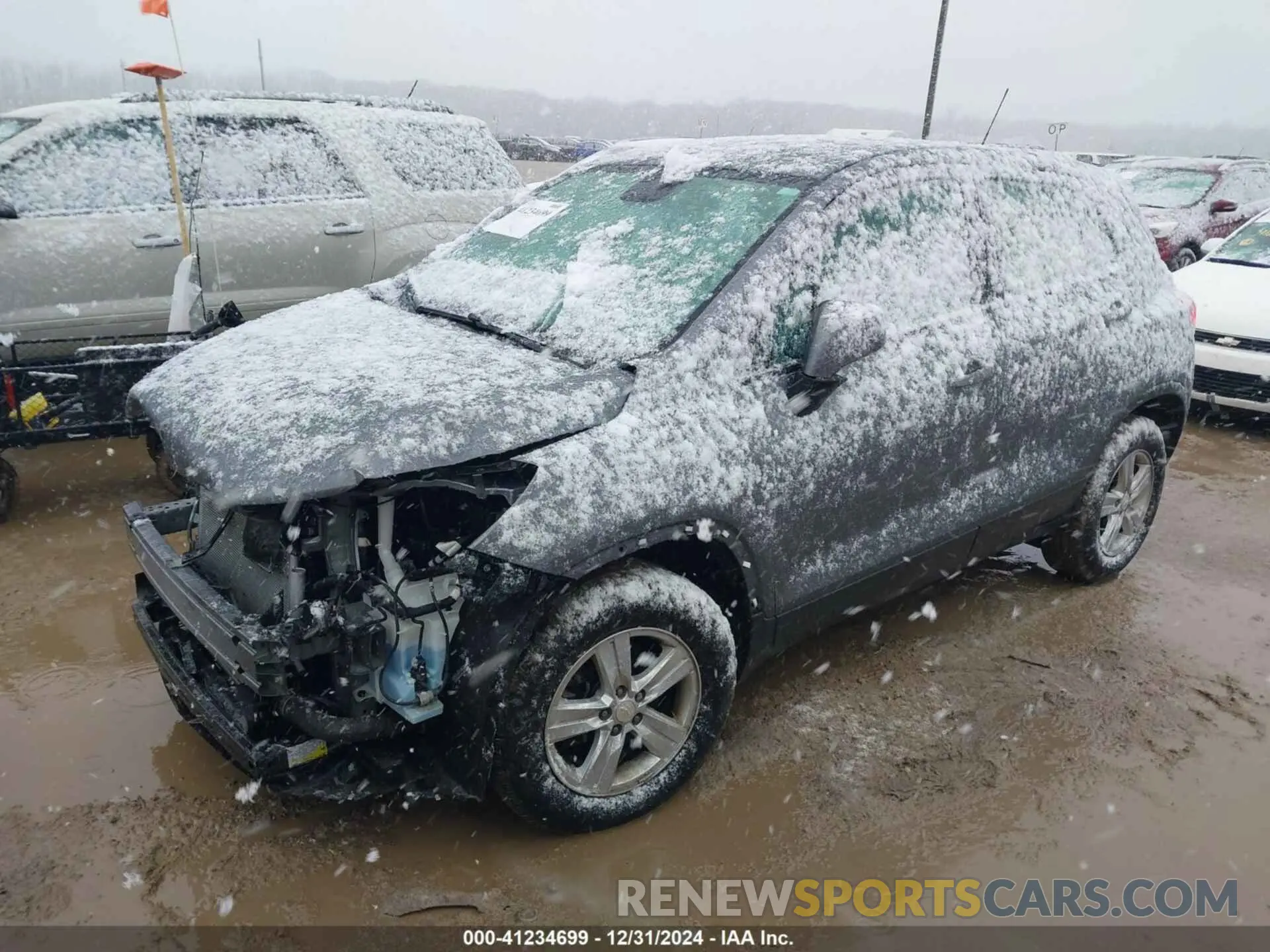 2 fotografías del automóvil dañado 3GNCJNSB0LL314882 CHEVROLET TRAX 2020