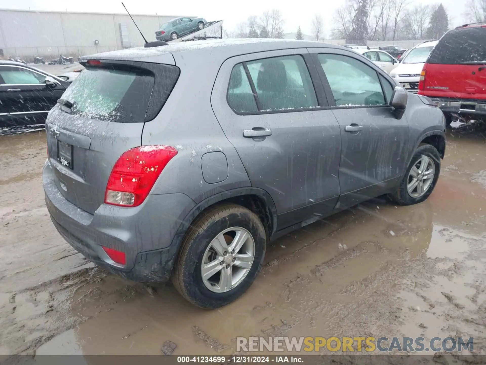 4 fotografías del automóvil dañado 3GNCJNSB0LL314882 CHEVROLET TRAX 2020