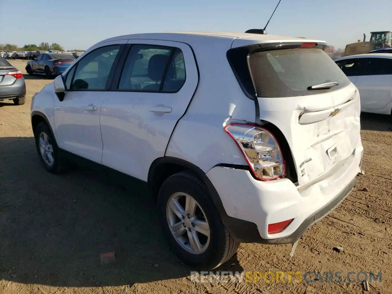 2 fotografías del automóvil dañado 3GNCJNSB2LL161325 CHEVROLET TRAX 2020